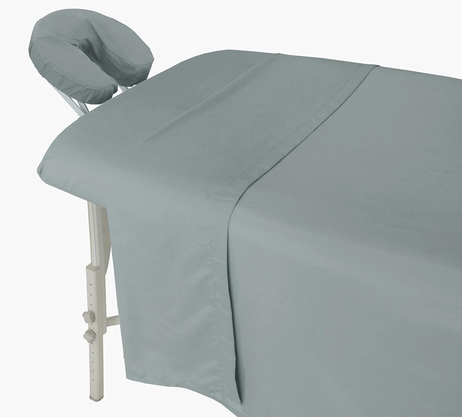 London Linens Microfiber 3 Piece Massage Table Sheets Set (Stone) : Beauty