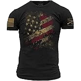 Grunt Style Worn Flag 2.0 Men's T-Shirt