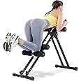 Ab Machine Abdominal Stomach Workout: Adjustable Ab Trainer Machine Ab Cruncher Core Strength Training Equipment for Home Gym