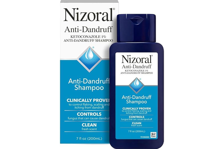 Nizoral Anti-Dandruff Shampoo with 1% Ketoconazole, Fresh Scent, 7 Fl Oz product image