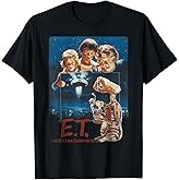 E.T. Distressed Vintage Photograph Graphic T-Shirt T-Shirt