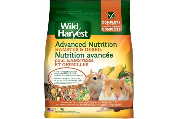 Wild Harvest Advanced Nutrition Diet Hamster/Gerbil 4lb