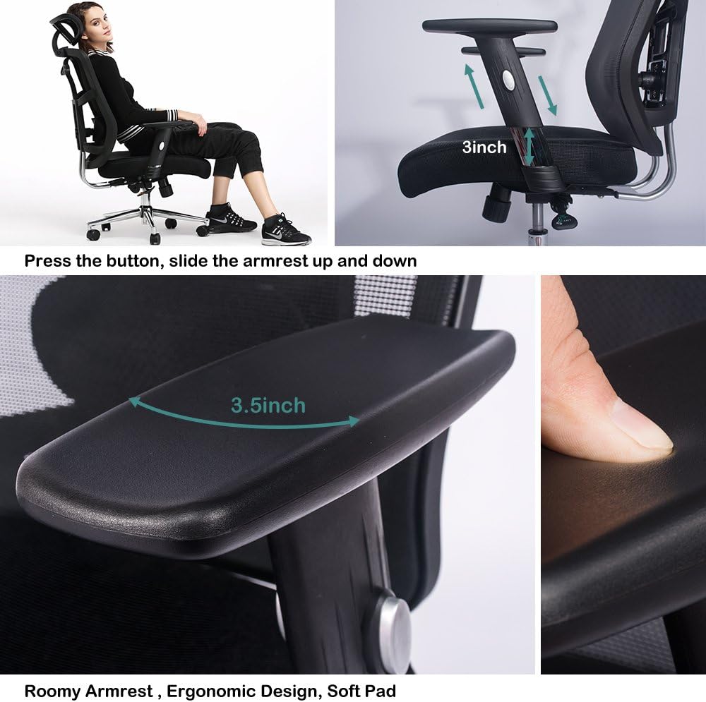 Amazon Com Topsky Mesh Computer Office Chair Ergonomic Design Chair Skeletal Back Synchronous Mechanism Green Hanger Function Furniture Decor