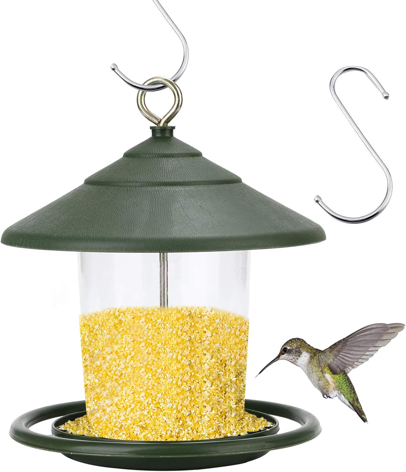 Elinala Mangeoires pour Oiseaux Sauvages, Mangeoire à Oiseaux Suspendue