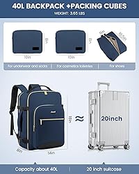 LOVEVOOK Travel Backpack for Women Men as Personal