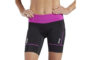 Zoot Women’s Core 8-Inch Tri Shorts, Quick Dry Performance Triathlon Short with Cycling Chamois Pad, Pockets & UPF 50+ Fabric