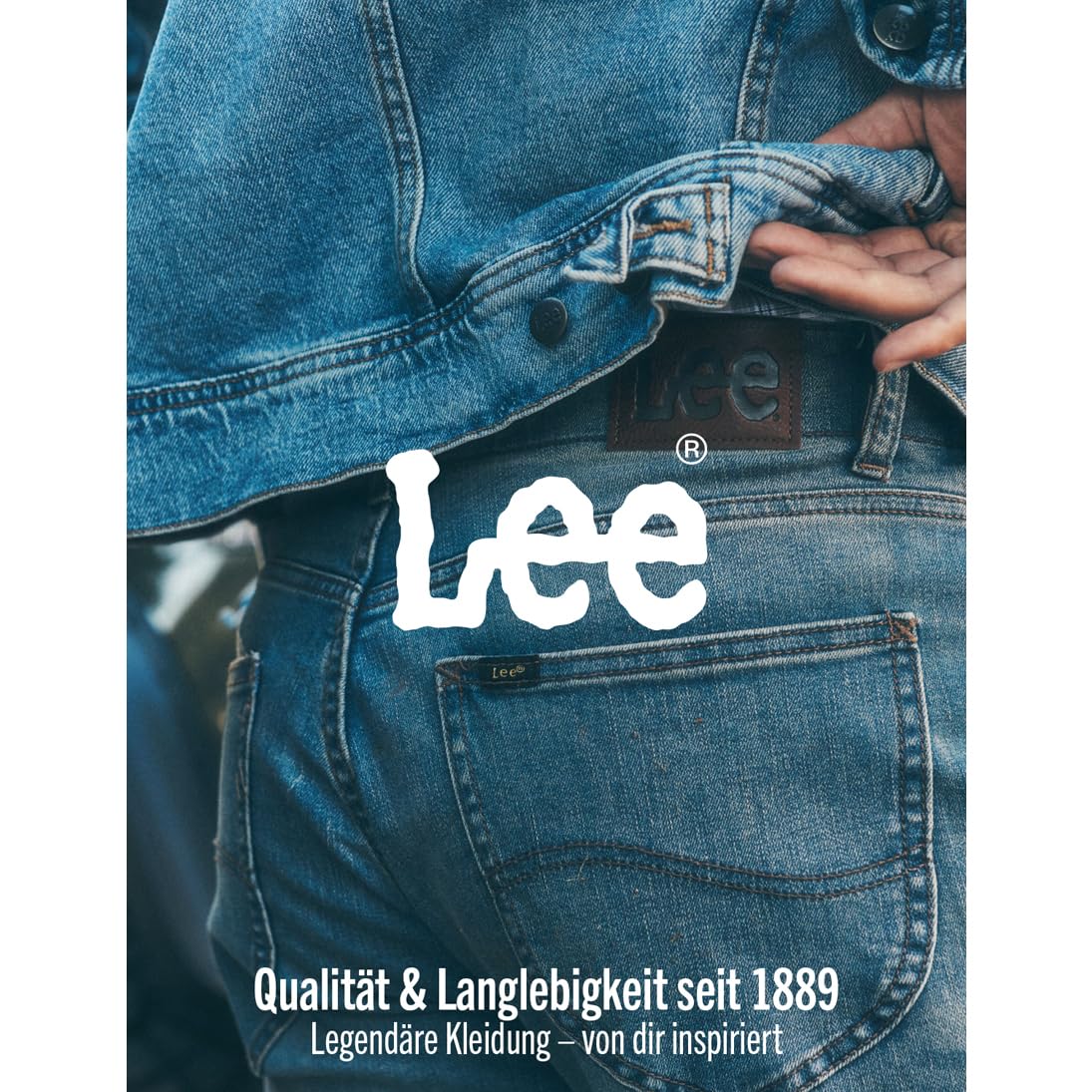 Lee Herren Luke Jeans, Clean Black, 30W / 32L EU 7