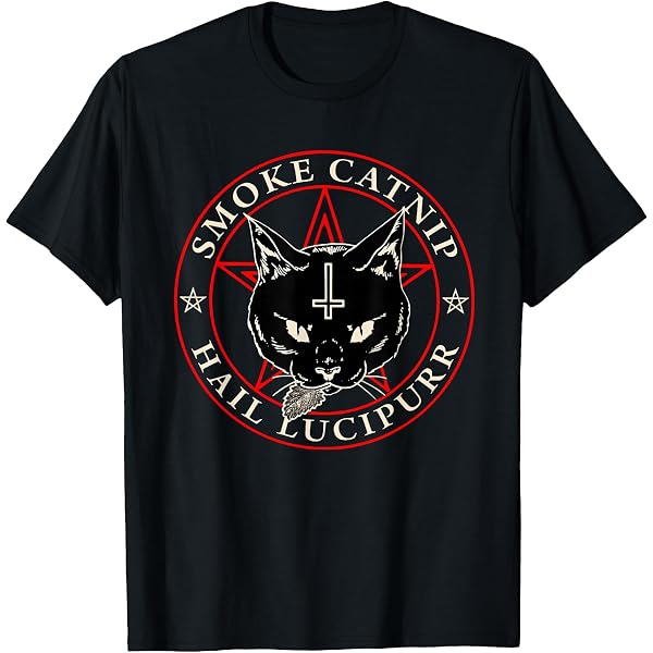 Amazon.com: Funny Hail Gay Satan LGBT Goth Gay Pride Baphomet T