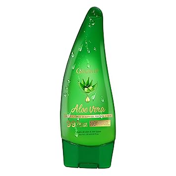 Grazia Up 99% Pure Aloe Vera Multipurpose Beauty Gel for Skin and Hair, 120ml