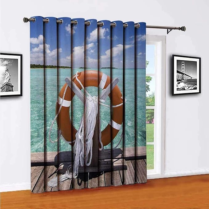 Buoy - Cortinas para puerta corredera, cortinas para patio, boya en el