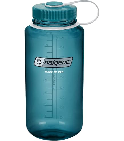Nalgene Sustain Bouteille D'Eau 946ml - Sans BPA, 50% Plastique Recyclé - Large Goulot - Couleur Beurre