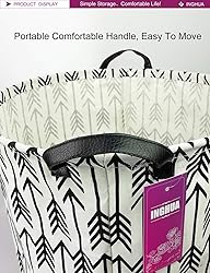 INGHUA Laundry Hamper Large Canvas Fabric