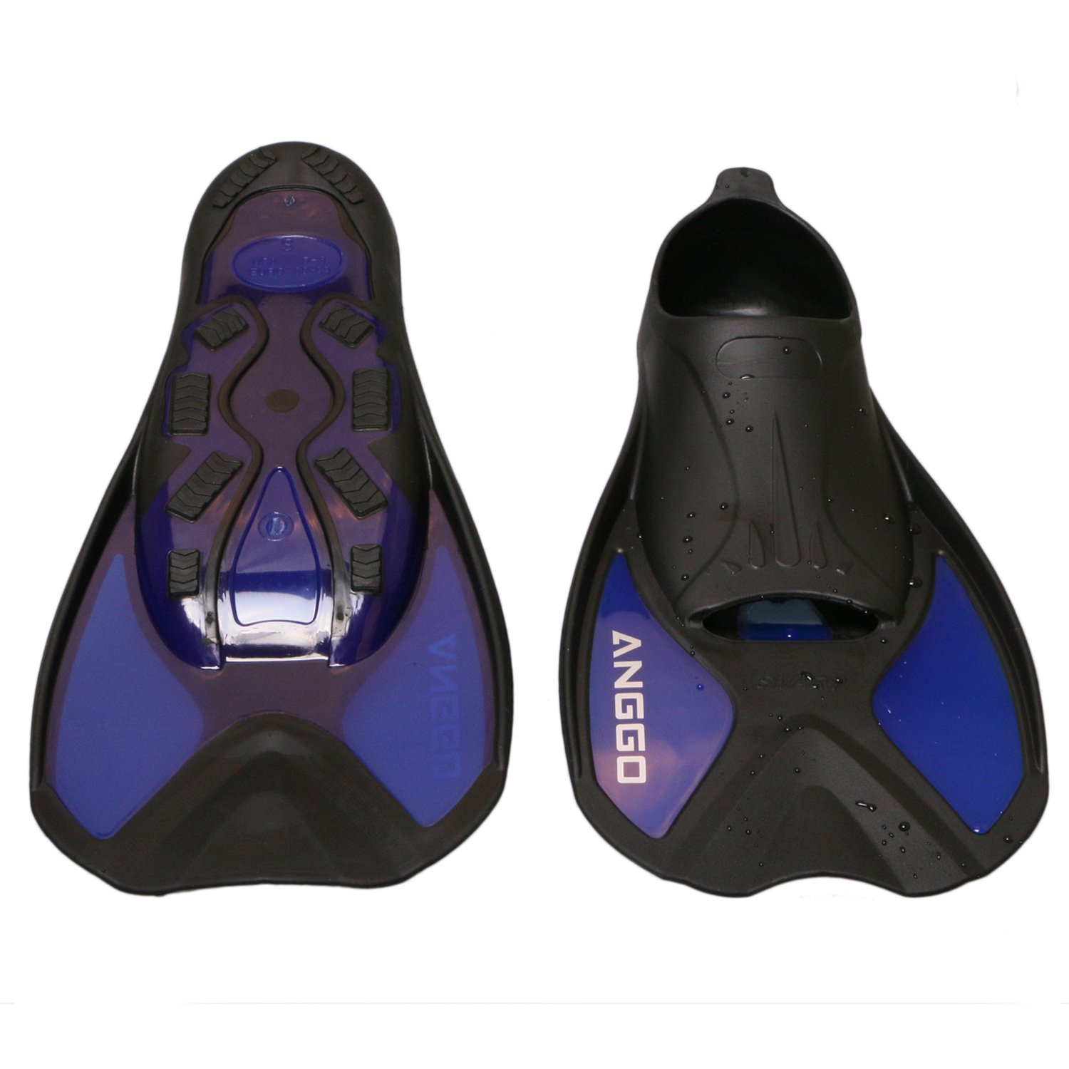 ANGGO Short Dive Fins for Swimming and Snorkeling BSA Soar