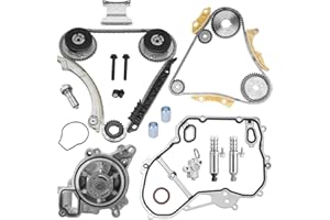 GDUKOP 2.4 Timing Chain Kit with Water Pump VVT Compatible with Chevy Equinox 2011-17 HHR Impala Malibu Cobalt Buick Regal LaCrosse Verano GMC Terrain Pontiac G5 L4 2.2L 2.4L Ecotec Replace# 9-4201S 12630084