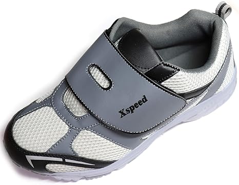 Amazon Co Jp スニーカー メンズ ウォーキングシューズ 紳士 超軽量 通気性 幅広 3e 滑りにくい ラバー底 紐なし マジックテープ グレー 26cm X Speed ホーム キッチン