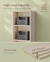 VASAGLE 6-Tier Bookcase Open Storage Shelving Unit 24 x 40 x 178.5 cm view 8