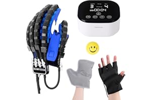 JORWYSTIA Rehabilitation Robot Gloves for Hempiplegia Stroke, Robotic Hand Glove for Hand Dysfunction Recovery, Finger Exerciser Stroke Hand Recovery Device Physical Therapy Equipment (Large-Right)