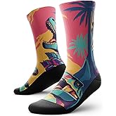 Outway Crew Socks for Men & Women, Breathable, Moisture-Wicking Athletic Socks with Arch Support, Colorful, Durable Blend