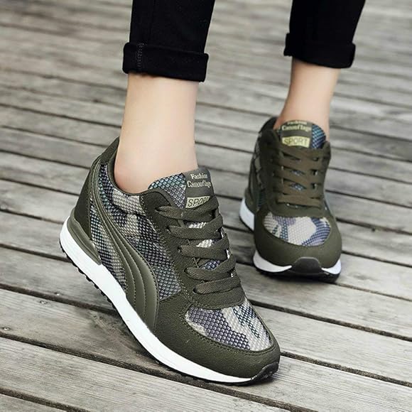 sneakers with raised heels