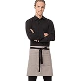Chef Works Unisex Portland Half Bistro Apron