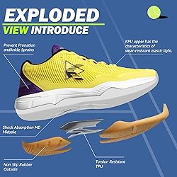 ASHION Pickleball Shoes for Men Tennis Shoes