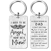 HYHYDHP Sympathy Gifts for Loss of Loved One - A Piece of My Heart is in Heaven Keychain - Bereavement Keepsake, Pet Memorial