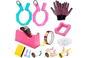 WAQONUY Perfect Pumbler Clamp,Tumbler Clamp for Sublimation,Cup Cradle for Crafting Tumblers,Sublimation Cup Holder Clamp for 20oz 15oz Cups,Mug Clamps,Tumbler Wrapper (Tape Dispenser+20oz Clamp)