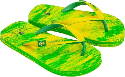lime green flip flops