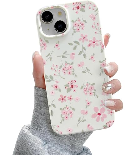 Amazon.com: iPhone 15 Blushing Quilt Pink Floral Quilt