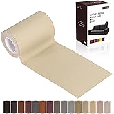 Leather Repair Patch Tape, Light Beige 3 x 61 Inches Self Adhesive Leather Repair Kit for Furniture, Car Seat,Vinyl Leather Repair Kit for Office Chairs, Couch, Sofa, Luggage