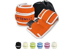 ZTTENLLY Adjustable Ankle Weights for Women Men and Kids | 1 Pair 5 10 15 18 20 Lbs Leg Wrist Ankle Weight Straps for Yoga, Walking, Running, Aerobics, Gym, Dance, Pilates, Cardio