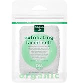 Earth Therapeutics Organic Cotton Exfoliating Facial Mitt