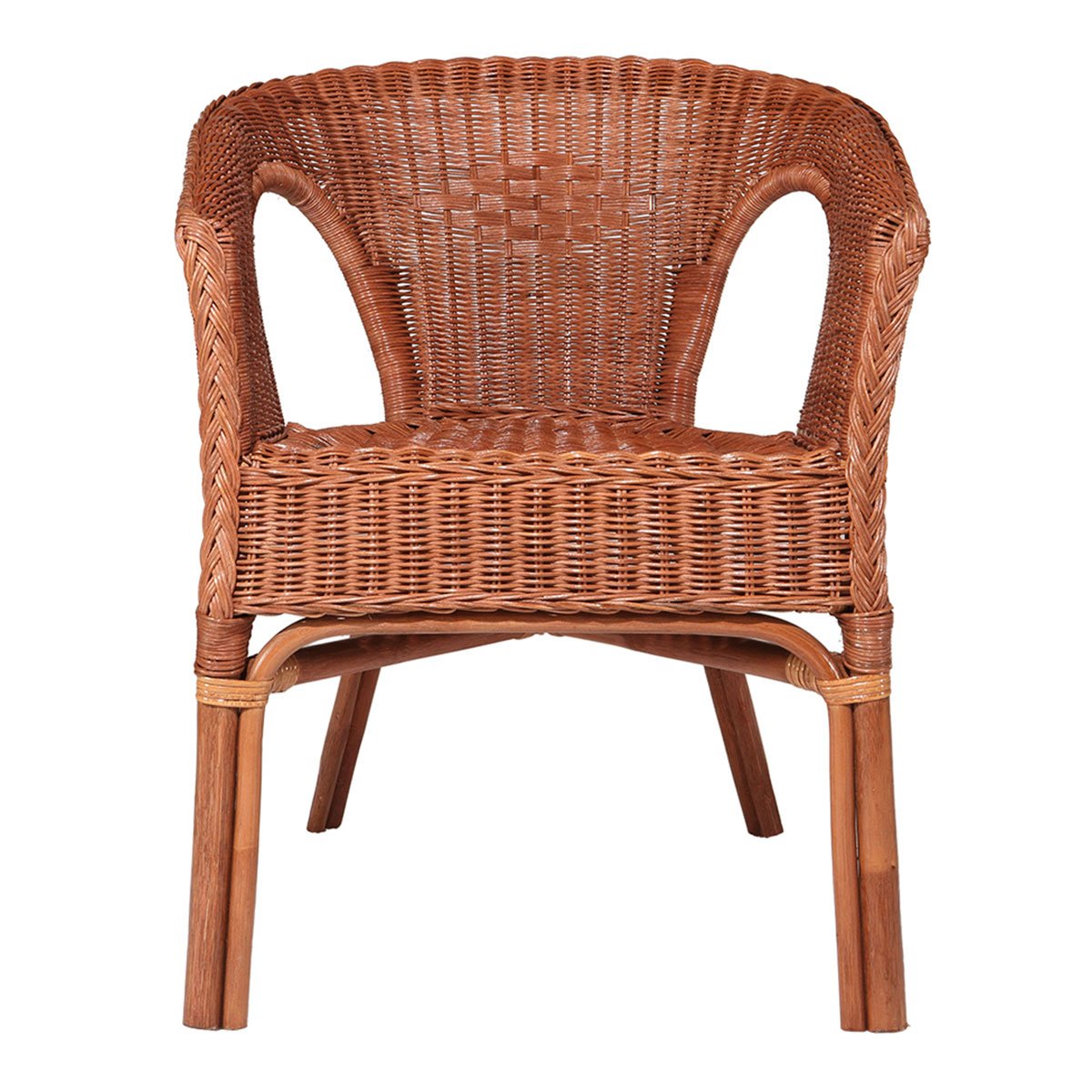 Sillones de mimbre pintados Sillones