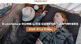 TREKOLOGY ALUFT Ultra Large Inflatable Camping Pillow 60x38cm Grey view 8