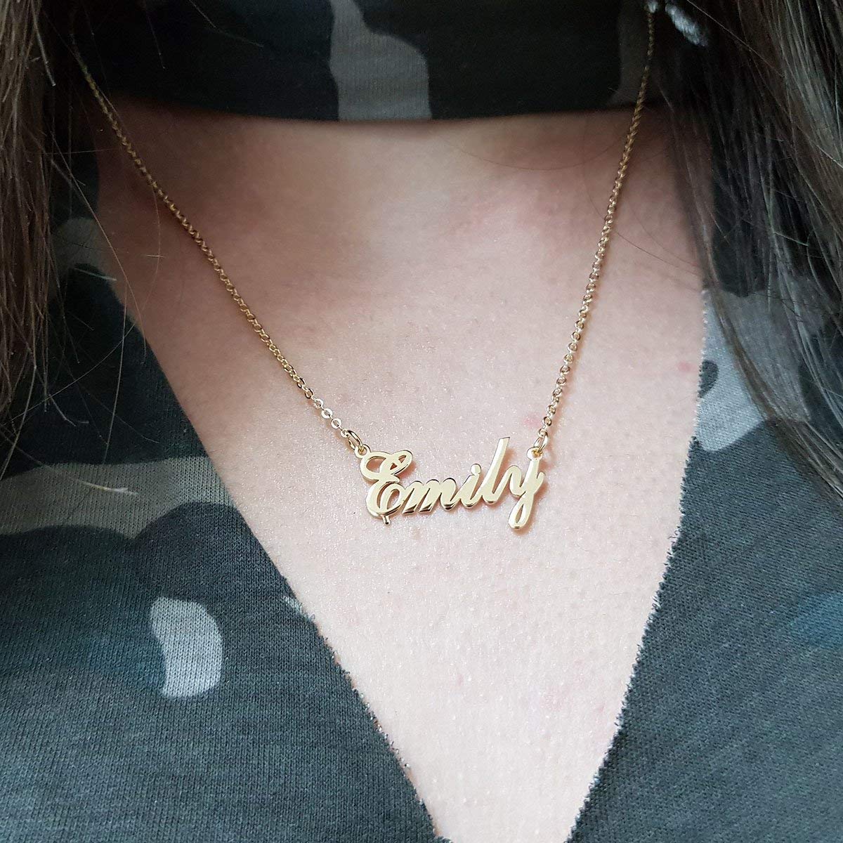 Necklace With Your Name On It Gold 