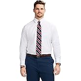 Izod Mens Big and Tall Dress Shirt Long Sleeve Wrinkle Free Stretch Button Down Collar