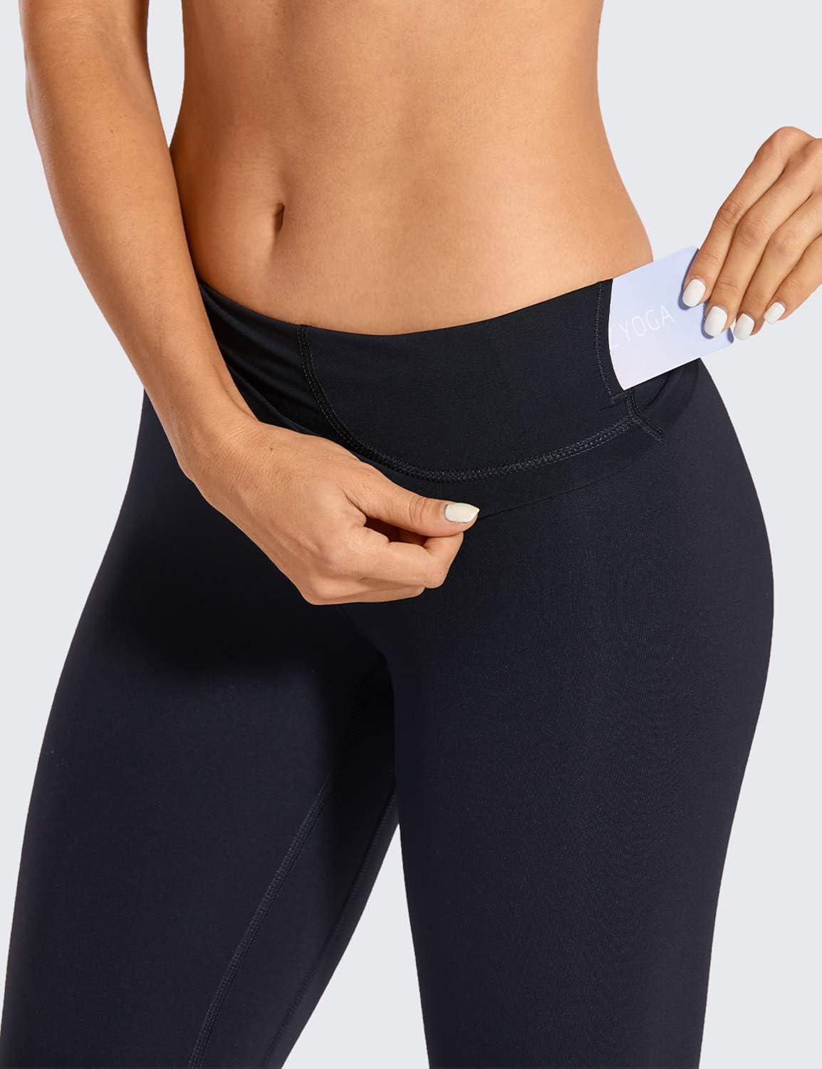CRZ YOGA Women's Naked Feeling I High Waisted Yoga Pants Workout Leggings Full Length -28 Inches: Clothing