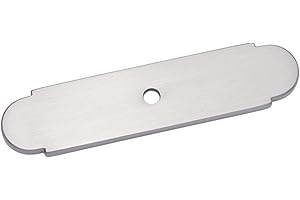 RK International RKI Satin Nickel (Pewter) R.K. International BP 7819 P Small Backplate with One Hole