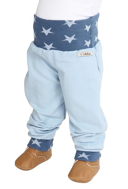 Lilakind Jeans Pumphose Hose Babyhose Sterne - Made in Germany