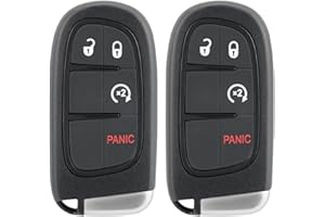 Key Fob Replacement Compatible for 2013 2014 2015 2016 2017 2018 Dodge RAM 1500 2500 Smart Keyless Entry Remote Fob GQ4-54T (