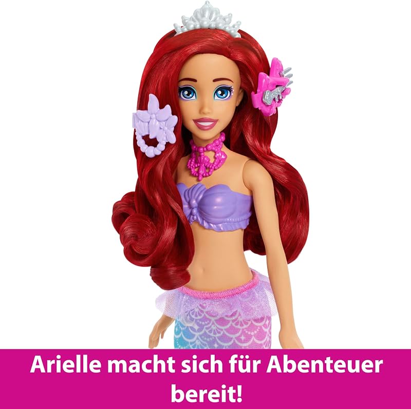 Disney Prinzessin Arielle Meerjungfrau Puppe & Schminktisch Überraschung