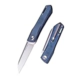 Real Steel Solis Denim Micarta EDC Slip Joint