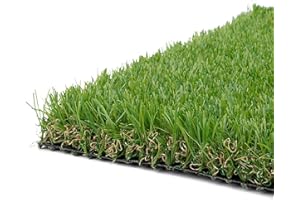 Petgrow Realistic Artificial Grass Rug - Indoor Outdoor Garden Lawn Patio Balcony Synthetic Turf Mat - Thick Fake Grass Rug 3.3 FT x5FT(16.5Square FT)