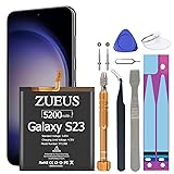 ZUEUS Galaxy S23 Battery, (2024 Upgraded) 5200mAh