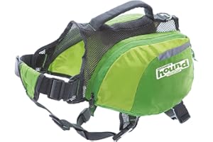 KYJEN Daypak Dog Backpack Hiking Gear For Dogs by Outward Hound, Small, Green