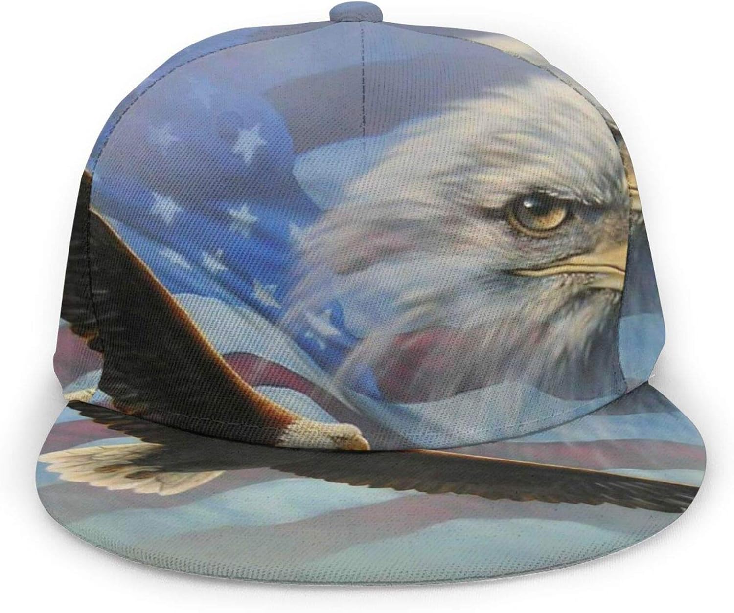 Men's Baseball Caps American Eagle Flag FlatBill Hats