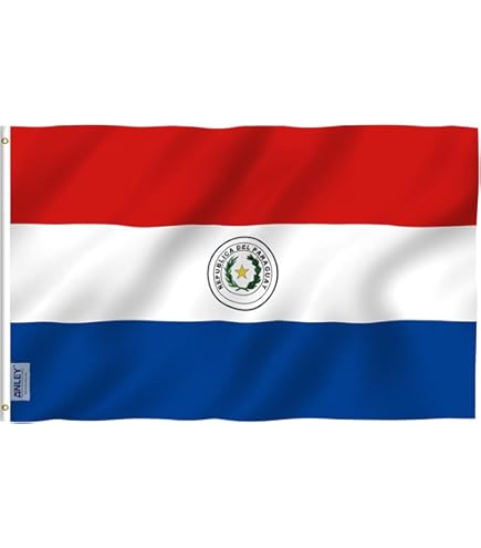 ANLEY Äquatorialguinea Flagge 3x5 Fuß – Aus Polyester, UV-beständig, Doppelt Genäht, Mit Messingösen