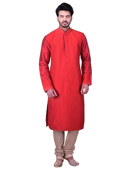 Men's Full Sleeve Kurta & Churidar Set (S952704)