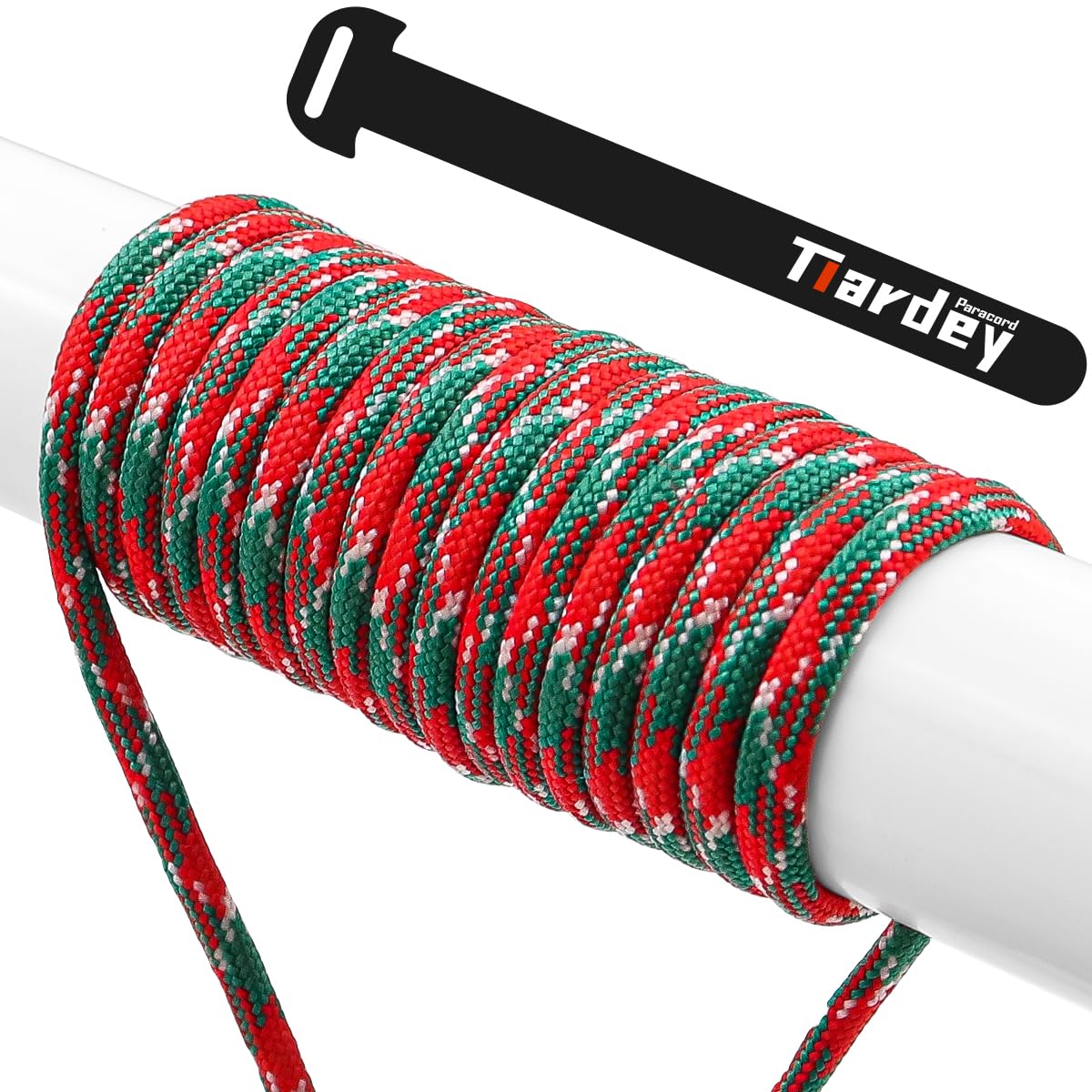 Tiardey PPF-047 Paracord 4mm 100ft (31m) 7 Core Strand,Tear-resistant,Nylon Cord,Mil Spec Type III Paracord,Holds up to 250kg for Outdoor Survival Camping