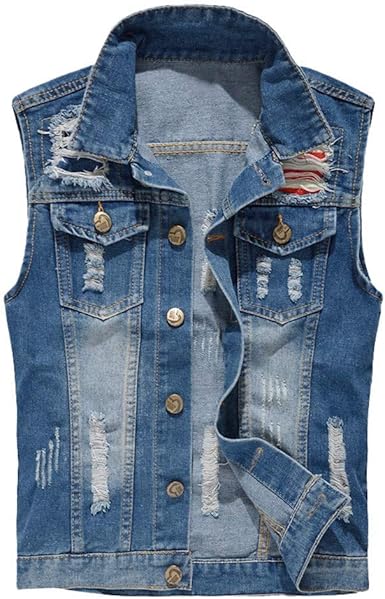 cowboy denim vest